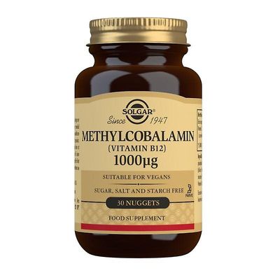 Solgar metyylikobalamiini 1000mcg Nugetit 30 (12586781)