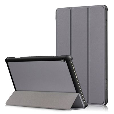 König Tablet Sleeve til Lenovo Tab M10 Protective Case Wallet Cover 360 etuier grå