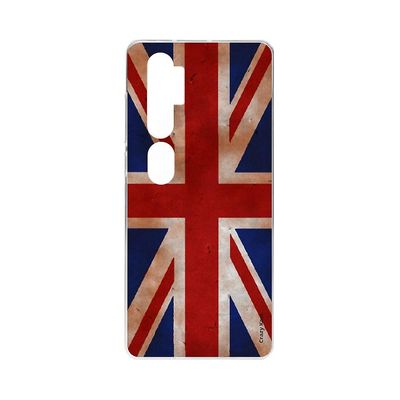 Crazy Kase Skrog til Xiaomi Mi Note 10 Fleksibel Flag Uk Vintage
