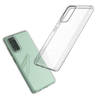Akami Hull Til Samsung Galaxy S20 Fe, høj kvalitet Silikone beskyttende cover, gennemsigtig
