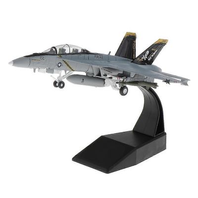 1/100 asteikko F/a-18 Strike Fighter Plane Diecast -näyttömalli jalustalla