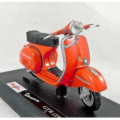 Maisto-skootteri 1:18 Vespa Gtr 1968 Punainen