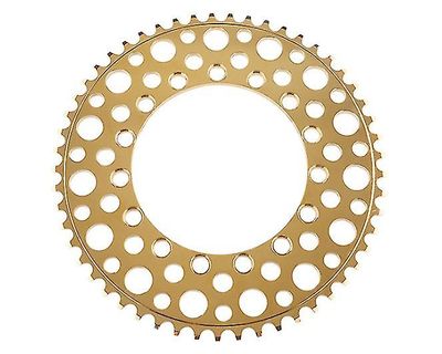 Foldbar cykel tandhjul Landevejscykel Negativ gear Enkelt tandhjul [guld] 56T