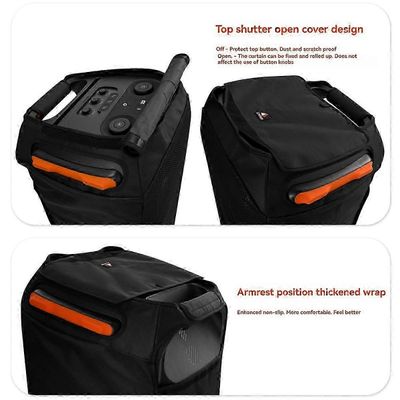 TXEsign Mesh -kaiuttimen kansi yhteensopiva JBL PartyBox 710 -kaiuttimen, liukuvan kannen kanssa Black