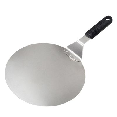 Linkrunning Rustfrit stål Pizza Server Metal Pizza Peel Pizza Skovl Pizza Spatel til æggekage og pandekager Som vist As shown