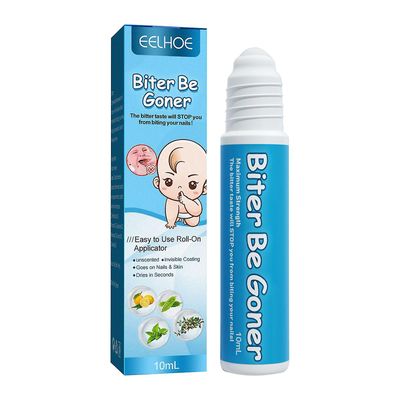 Roller Ball Protection Bitter Nail Water Barnevern Anti-bite Eating Hand Artefakt Baby Ring Nail Bitter Agent10ml TW