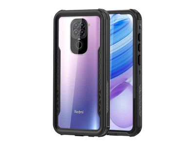 Werleo Vanntett veske til Xiaomi Redmi Note 9, Ip68 Vanntett 360 graders Full Body Protection Case Støtsikker Snøtett Støvtett Heavy Duty Cover Cas...