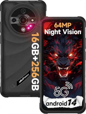 Ulefone Armor X31 Pro 5G särkymätön matkapuhelin, 12GB+256GB musta