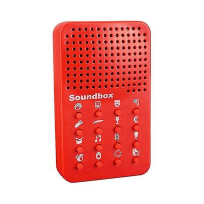 Npw Classic Red Sound Machine hilpeä uutuus kepponen kannettava 16 tehostetta melua