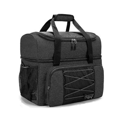 Bowling ball bag, 2 baller bowling bag med avtagbar polstret pute og ballholder
