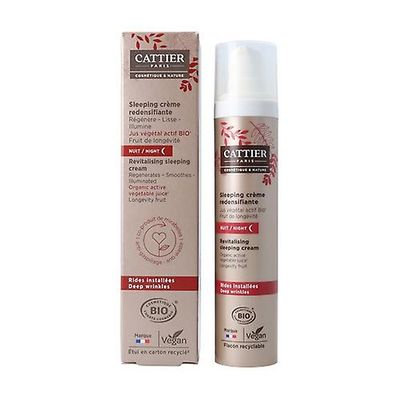 Cattier Sleeping Redensifying Cream, Bucolic Bracket 50 ml of cream