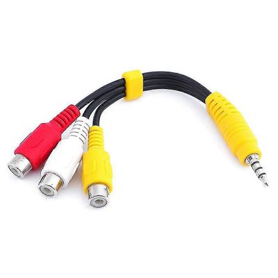 Vaihto Sony Tv Video Av -komponenttisovittimen kaapelille, 3,5 mm - 3 rca av inpu