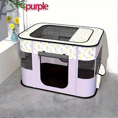 Erittäin suuri kannettava lemmikkieläinten leikkikehä - erittäin mukava ja tilava verkkorakenne säilytyspussilla - monipuolinen sisä-/ulkokennel ko...