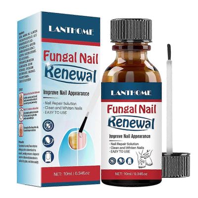 Extra Vahva Kynsisientä Korjaava Kynsineste - Korjaa Harmaat, Värjäytyneet ja Paksut Kynnet, Nopeasti Imeytyvä Kynsien Vahvistava Neste Kaikille Ky...