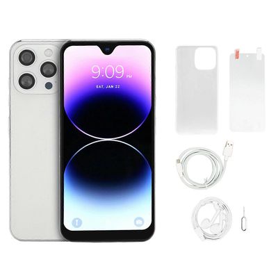 I14 Pro Max 6.7" 5G kaksikaistainen WiFi, 8 Gt RAM-muistia, 256 Gt ROM-muistia, 32 megapikselin kamera, 4G lukitsematon