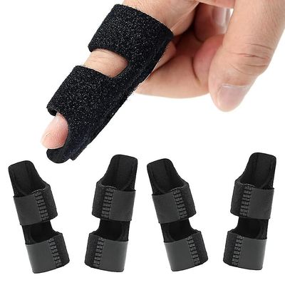 4 pakkaus liipaisin sormen lastat sormen tuki sormi rystyset immobilisointi rikki sormensuoja sopii etusormi keskisormi nimetön sormi-1585