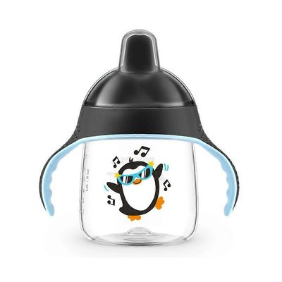 Philips Avent Kova Nokkakuppi 260 ml Korkealaatuinen nokkakuppi (musta/sininen)