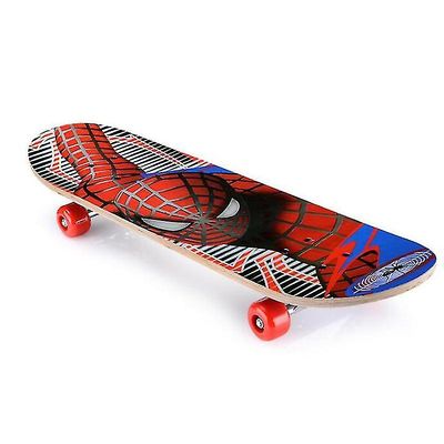 Spiderman Mønster Dobbelt Rocker Skateboard A