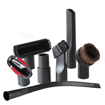 Sofa Rengøring Tool Adapter 2 I 1 børste hest hår runde støvsuger børster Dyse Hjem Støvning Sprække Trappe Tool 32mm 35mm