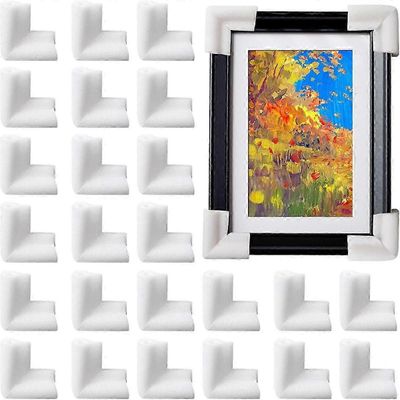 36 kpl paksut vaahtomuovikulmasuojat televisioon, kuva- ja peilikehyksiin, muuttotarvikkeisiin ja pakkausmateriaaleihin-Yvan Kuten