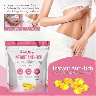 South Moon Instant Anti-Itch Detox -laihdutustuotteet, kiinteyttävä iho, vartalonmuokkaus, kauneuskapseli
