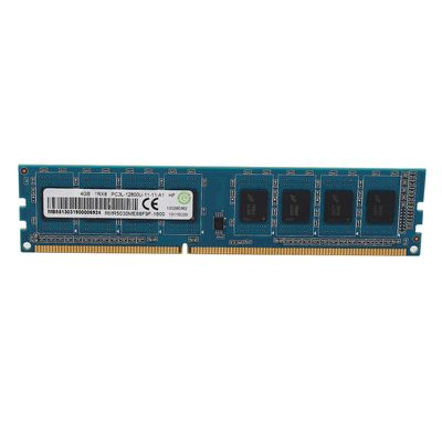 DDR3 4GB Desktop Memory 1rx8 Pc3L-12800u 1600MHz 240pins 1.35v Cl11 Dimm Ram For Amd Hovedkort blå