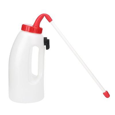 Vasikkapullo 4L pitkittäinen vasikan pullo ruokintamaitopullon syöttölaite vasikan juomapullo mahaputkella