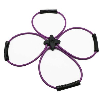 Pilates Reformer -vastuskuminauhasetti Kotikuntoiluvälineet koko kehon treenaamiseen - Auttaa kohdentamaan lihaksia ja kiinteyttämään niitä (violetti)