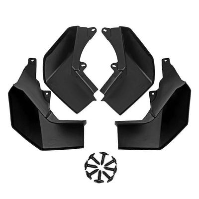 4kpl edessä ja takana Land Rover Discovery 4: lle 2009-2016 lokasuoja lokasuojan roiskeläpäsuojat roiskeläpät Musta