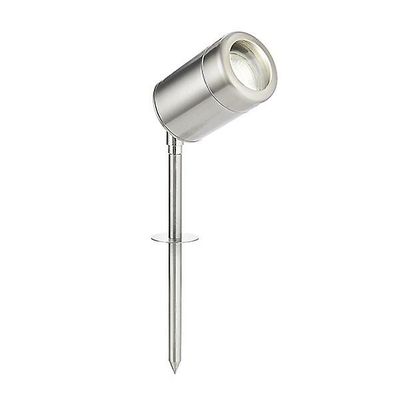 Saxby Lighting (Poole) Saxby Belysning Atlantis - Udendørs Spike IP65 7W Marine Grade børstet rustfrit stål og klart glas