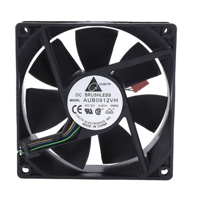 90 * 90 * 25mm dc 12v 0,60a 4-pinners datamaskin cpu kjølevifter