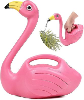 Kasvien kastelukannu sisätiloissa ulkona vaaleanpunainen Flamingo 0.4 gallonaa