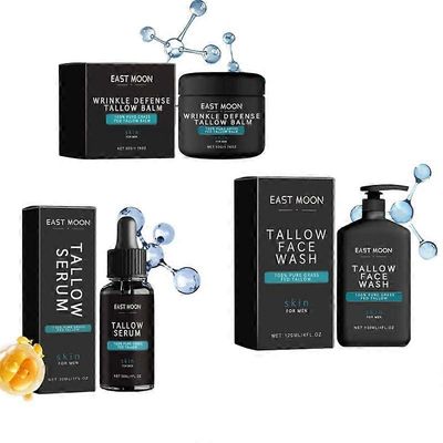 Forge Wrinkle Defense Tallow Balm, Forge Face Wash, Forge Anti-Wrinkle Serum 3 kpl setti