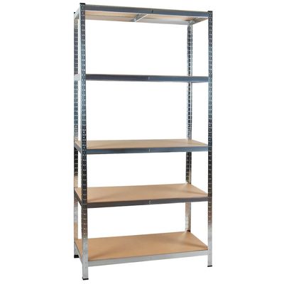 Northix Oppbevaringshylle, 4 hyller - 150 x 75 x 30 cm
