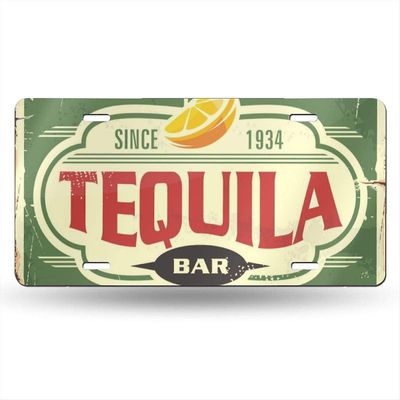LINCMAN Tequila Bar Vintage Tin Sign For meksikansk tradisjon 6x12 tommer Feel Metal Tinn Sign Plakett For Hjem, Bad Og Bar Wall Dekor Bil Kjøretøy...