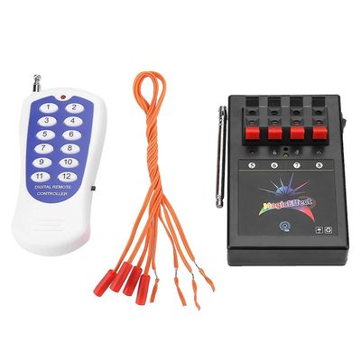 NICEMOON Professional 12 Keys Langaton ilotulitus Laukaisujärjestelmä Sytyttimet Kaukosäädin
