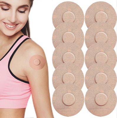 30 kpl Freestyle Libre liimalaastarit7.5x7.5cm, vedenpitävät laastarit freestyle libre 1: 2 &; 3 anturi - suojaavan vedenpitävän plasin keskipiste