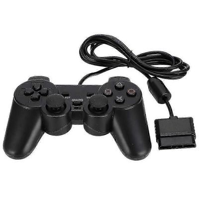 PS2-peliohjain Langallinen peliohjain ergonomisella muotoilulla Sony PS2:lle