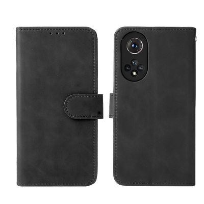 Etui til Honor 50 Cover Premium Læder med kortholder Flip Folio Magnetisk Etui Coque - Sort
