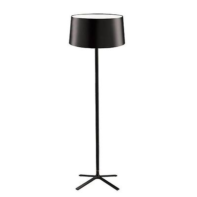 LEDS-C4 GROK Lighting 3 Lys gulvlampe med sort stofskærm, E27