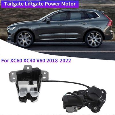 Auton takaluukun moottorin lukitussalvan toimilaite XC60 XC40 2018-2022 -malleille Musta