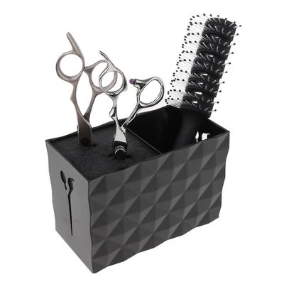 Salon Saks Holder Saks Saks Kam Clips Organizer Arcylic Holder Box Salon Barber Tool Opbevaring Saks Sakse Comb Clips Rack