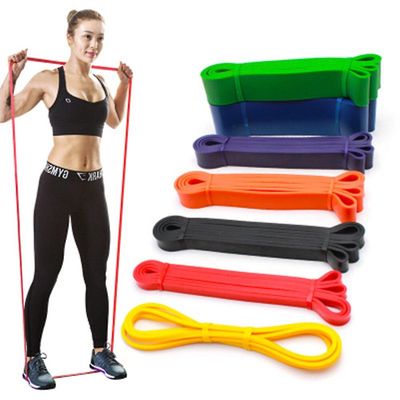 Modstand Band Workout Equipments Motion Elastic Band Workout Styrke Pilates Fitness Udstyr Training Expander Unisex Gul