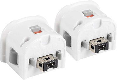 2 Motion Plus -sovittimen tunnistin Wii-kaukosäätimelle, Motion Plus -sovittimen kiihdyttimen vaihto Wii Motion Plus -sovittimelle Valkoinen