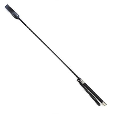 Ensiluokkaiset nahkaiset ratsastusruoskat ratsastuskilpailuihin - 50CM/70CM kokovaihtoehdot Musta