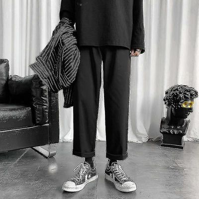 Japanske Joggers Sweatpants Hip-hop Casual Bukser Bukser Sort M