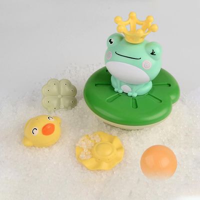 Elektriske småbørn Baby bad Legetøj Sød Dyr Frø Sprinkler Vand Spil