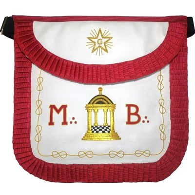 Bricks Masons Masonic skotske rite runde forklæde - aasr - master mason - mb tempel