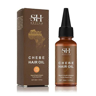 Unbrand Nopea hiusten kasvuöljy Afrikkalainen hullu veto alopecia chebe hiusnaamio anti break Eteerinen öljy 30ml
