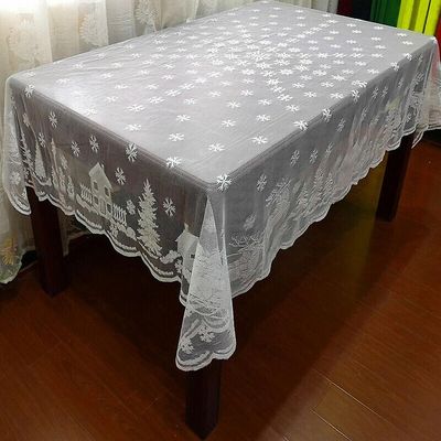 Liltop Snefnug Blonder Dug Xmas dug Cover julefrokost Indretning A 152x260cm